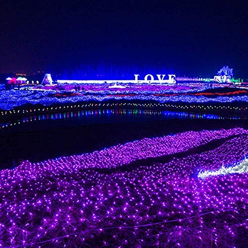 Led Weihnachtsbaum Lichterketten 8 Modi Vorhang Lichter Wasserdichte Lichterketten Indoor Outdoor Hängende Mesh Netzlichter für Home Party Patio