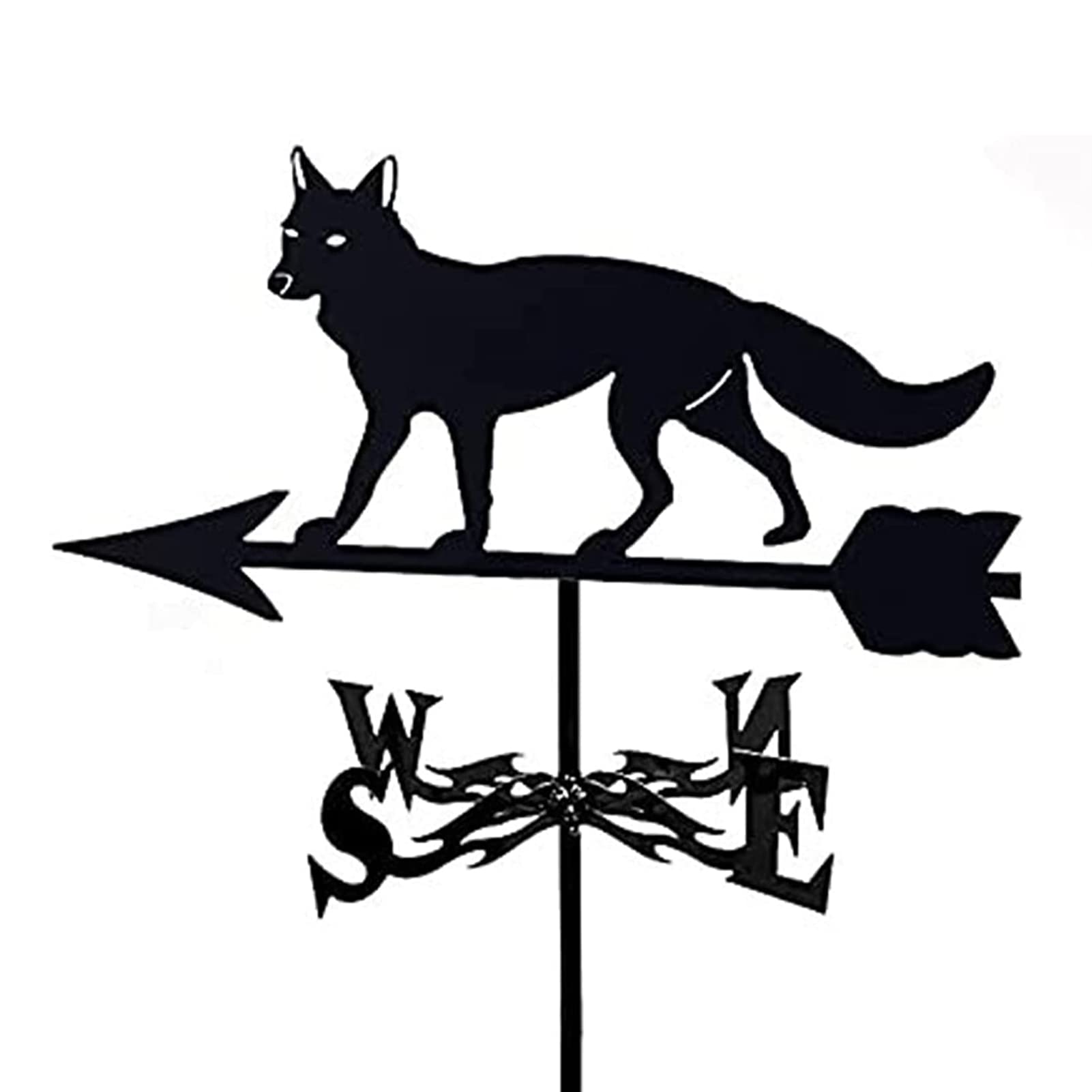 Veleta decorativa de hierro para tejados que da vida y elegancia a tu jardín exterior