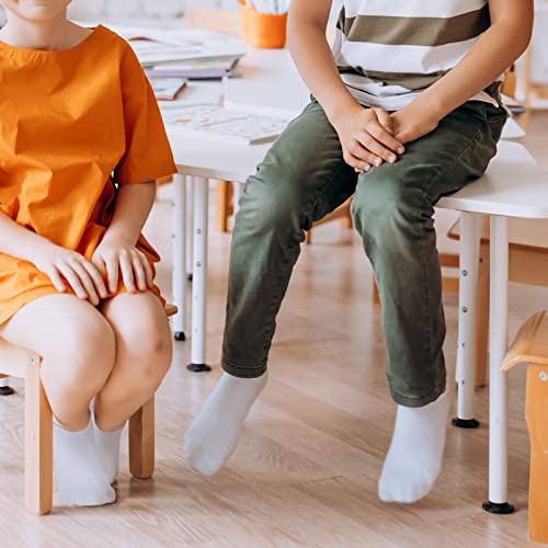 BOOPH 15 Pcs Kids Socks for Boys Girls Half Cushion Low Cut Athletic Ankle Socks4