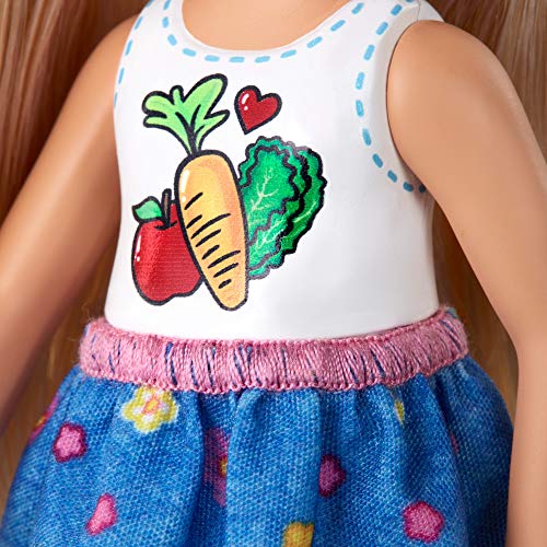Mattel Barbie FRH75 "Cooking und Baking" Veggie Garden Chelsea Puppe und Spielset – Bild 7