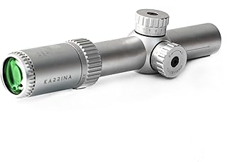 1.2-6x24 LPVO Rifle Scope with Stretch Lockdown,30 mm Tube First Focal Plane Wide Field of View 1/4 MOA Tactical Hunting Shooting Durable Waterproof Fogproof Shockproof - KARRINA