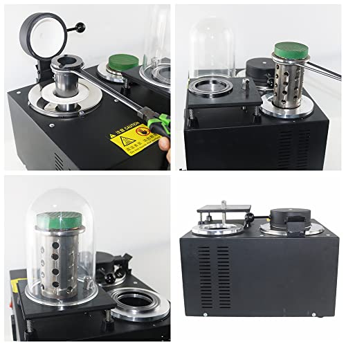 Shangniulu SNL-5 Cast Vacuum And Melting Machine Digital Display High Temperature Refining Precious Metal Jewelry Casting Tool 1/2 Hp,2Kg Gold Melting Furnace,3 Cfm Lost Wax Cast Combination 2L thumb #4