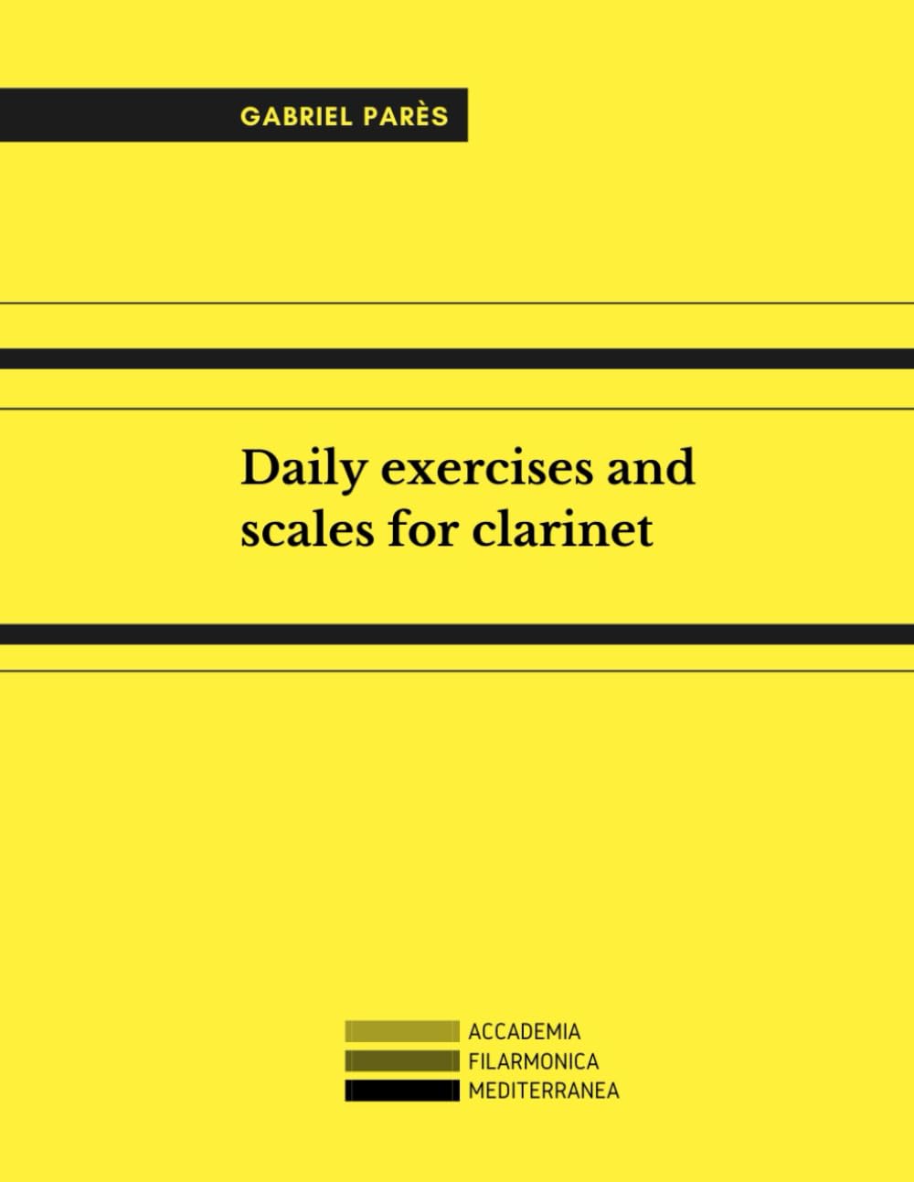 Daily exercises and scales for clarinet