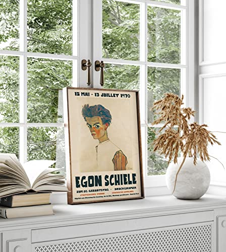 Affiche d'art Egon Schiele pour transformer une chambre triste en espace esthétique - 3