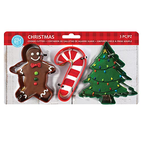 R&M International, Christmas Cookie Cutters, 3 Count