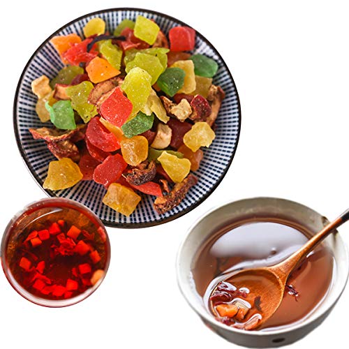通用 50g-500g Luoshen Flor de Hibisco Té de Grano de Fruta Té perfumado de Comida Fresca y Saludable Hecho a Mano (250g)
