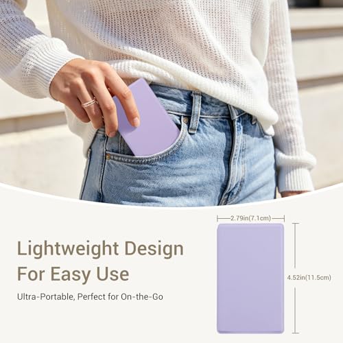 Image of CoBak Magnetic Case for XTEINK X4, Ultra-Lightweight Protective Cover for Xteink X4 E-Reader, Secure Magnetic Attachment(Lilac Purple)