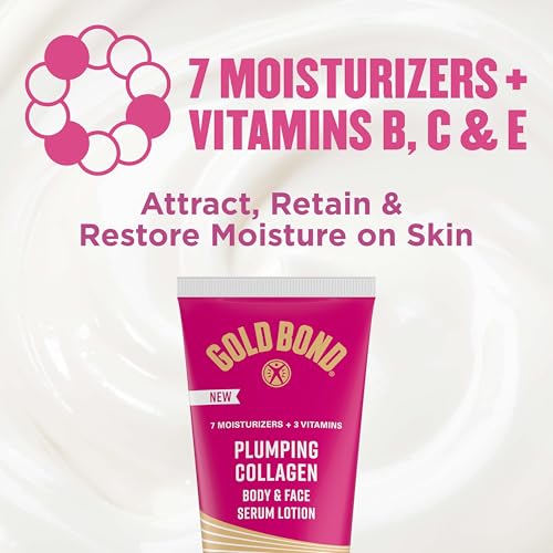 Gold Bond Plumping Collagen Body & Face Serum Lotion, Hydrating Moisturizer - image 6