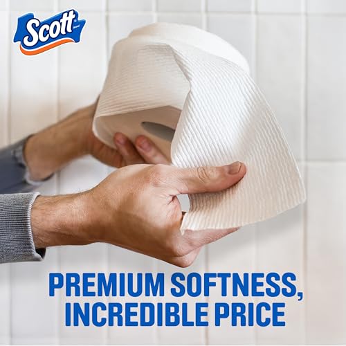 Image of Scott ComfortPlus Toilet Paper, Durable Shipping Pack, 12 Triple Rolls, 231 Sheets per Roll, 1-Ply Toilet Tissue