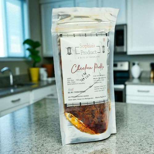 Image of Made In Nagaland | Sophia's Product | Chicken Pickle from Nagaland, No Preservatives, 100g