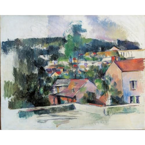 Impression sur toile Cézanne Paysage idée cadeau idéale grande taille