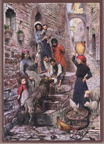 Cuadro el animal de Gubbio para amantes del arte, oleo Eugene Burnand 60x90cm
