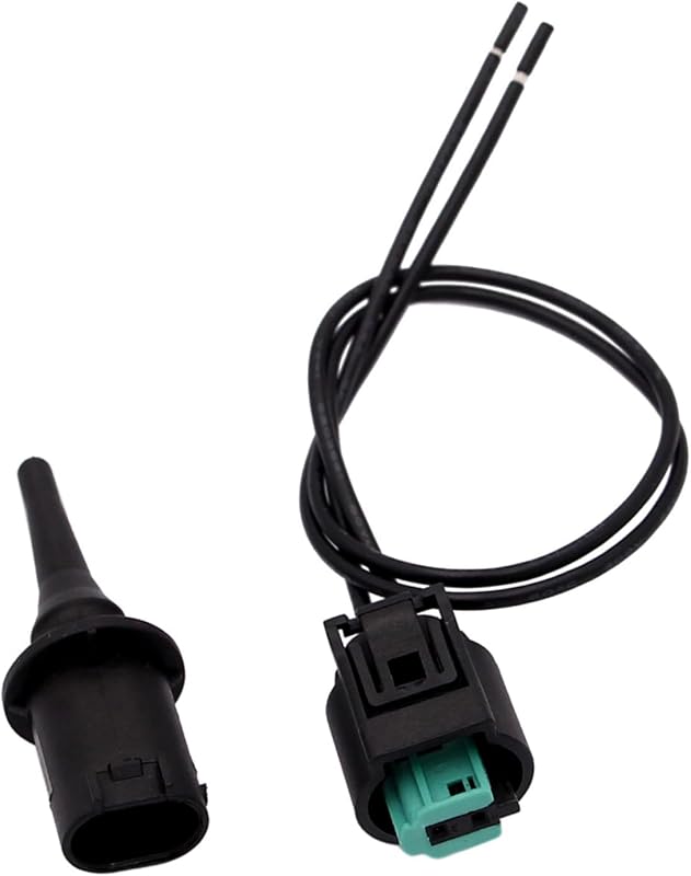 Sensor de temperatura ambiente externa Opuweiy com conector para Mercedes-Benz – 2 unidades