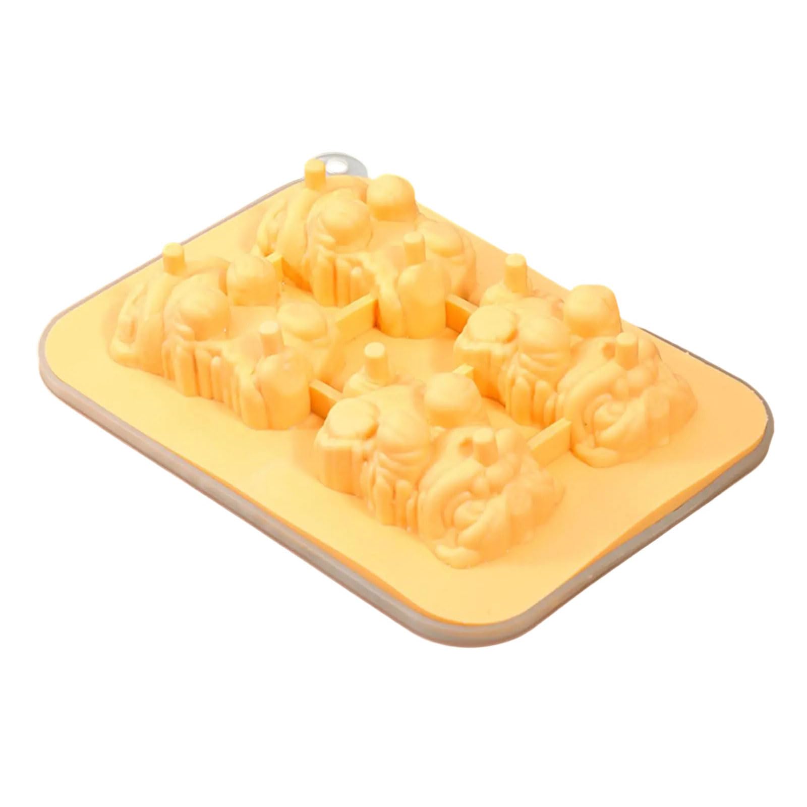 Xinsheinelry Food Grade Silicone Ice Tray Hanging Cup Lions Shape Ice Mold Maker for Soup Freezers Wine Juices Enduring Hanging Cup Lions Shape Maker