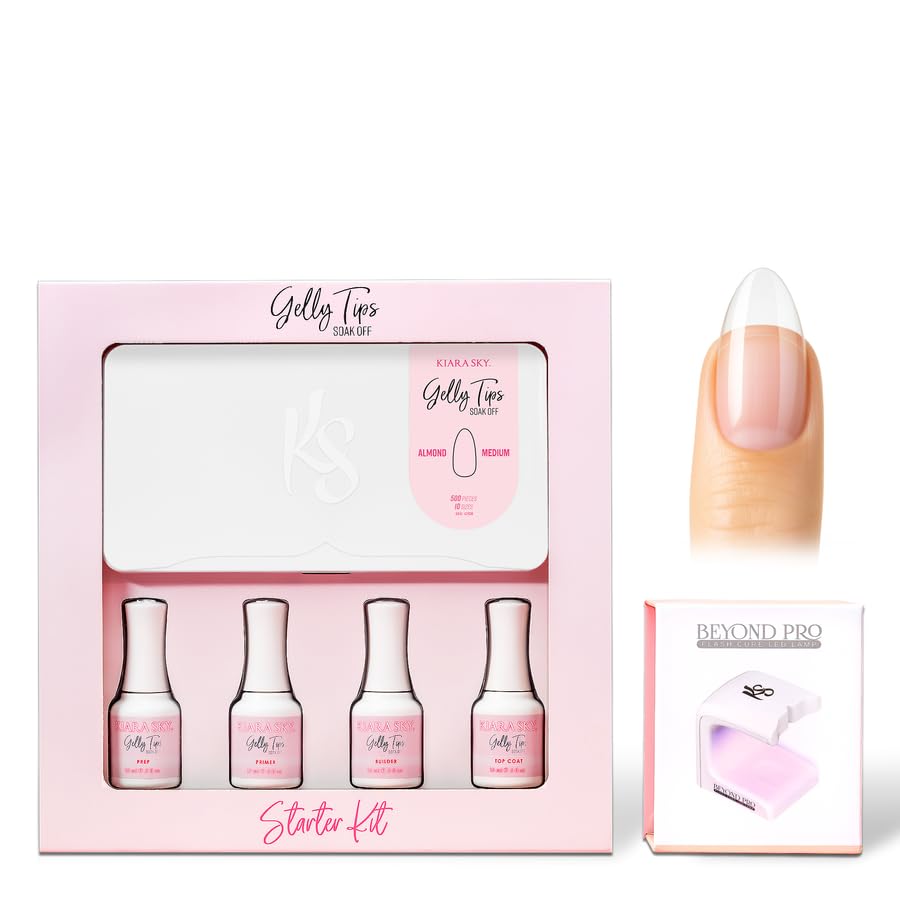 Amazon.com: Kiara Sky Gelly Tips Soft Gel Nail Extension Starter
