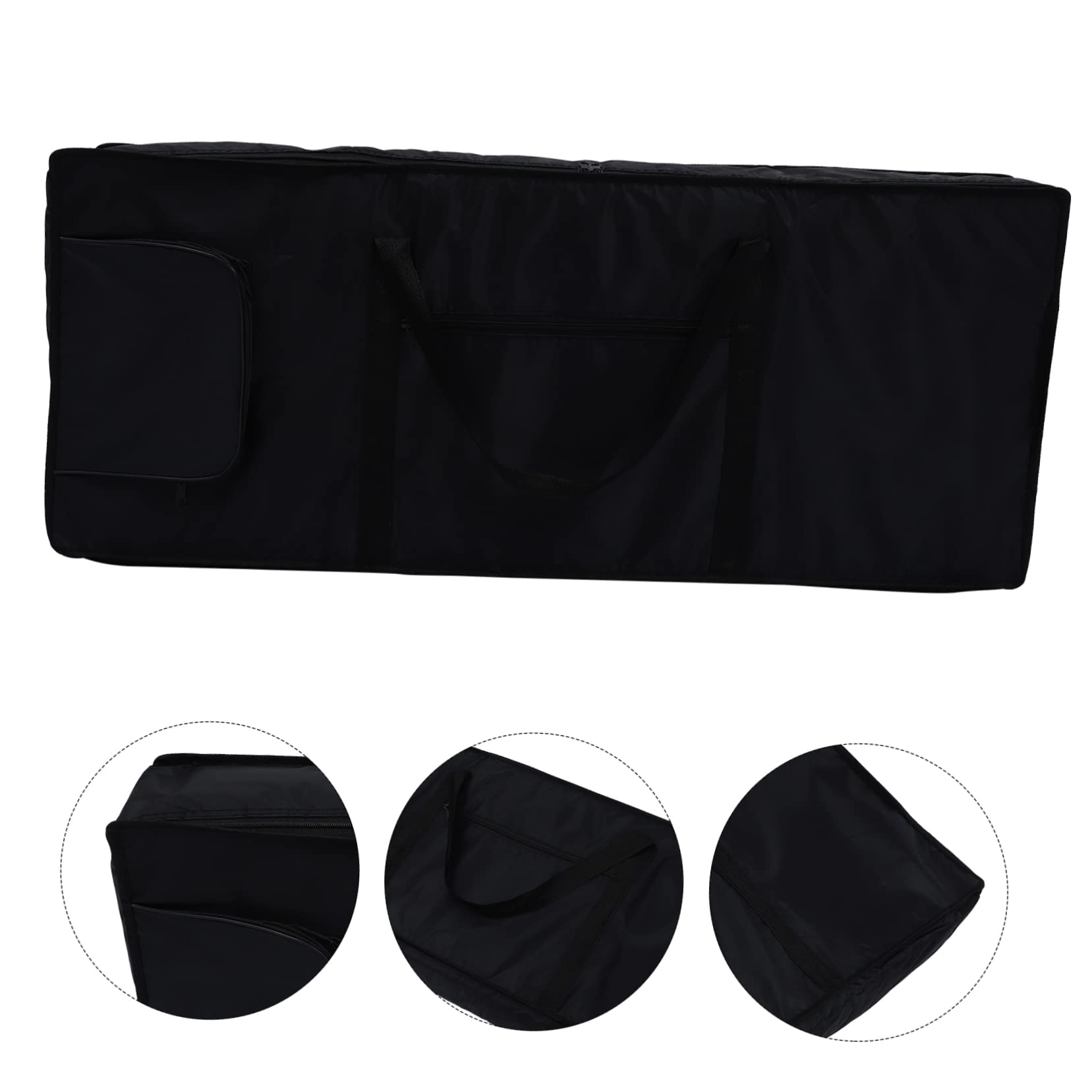 1pezzi Borsa per Tastiera Tasti in Oxford Borsa Portaoggetti Tasche per Spartiti e Materiali Design Flessibile Doppia Tracolla