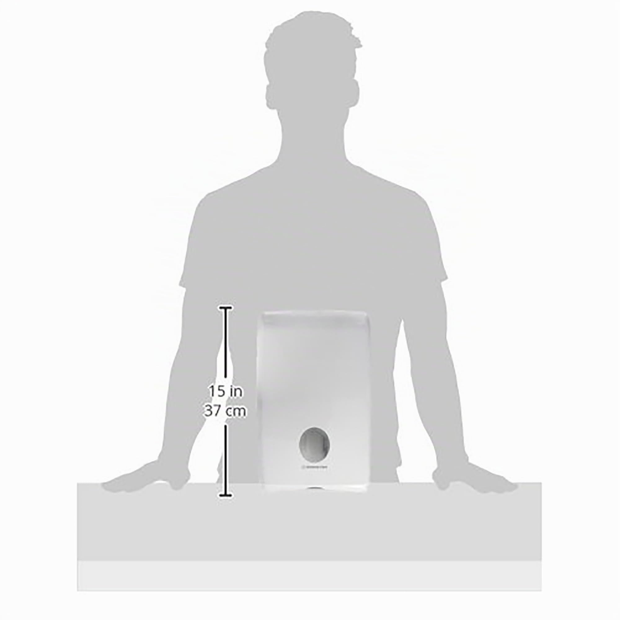 Aquarius Dispenser di asciugamani Aquarius Slimfold U7024 - bianco