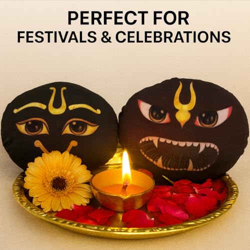 Image of Narayana Shila & Narasimha Shila Soft Toy for Kids | Devotional Plush Toy | Krishna Leela Learning Toy | Soft & Skin Friendly Fabric | Cultural & Spiritual Educational Toy