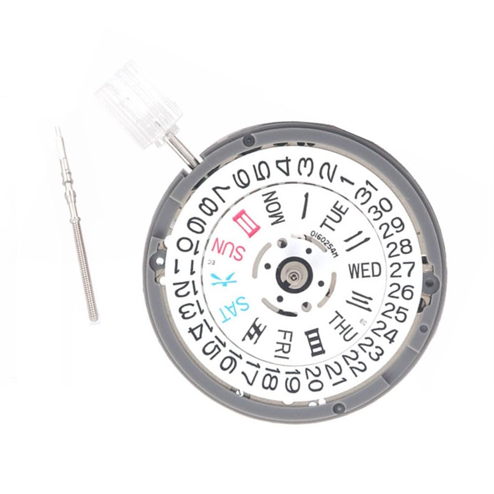 Accesorio de repuesto mecánico para movimiento automático de reloj NH36 con calendario dual