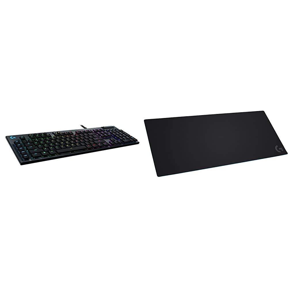 Logitech G815 RGB Mechanical Gaming Keyboard (Linear) & G840 XL Cloth Gaming Mouse Pad