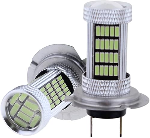 Miniatura 9 de Bombillas LED 92SMD 4014 de 8000 K, color azul hielo H7, bombillas antiniebla LED o luces de conducción diurna, lámparas DRL, 300% de brillo de