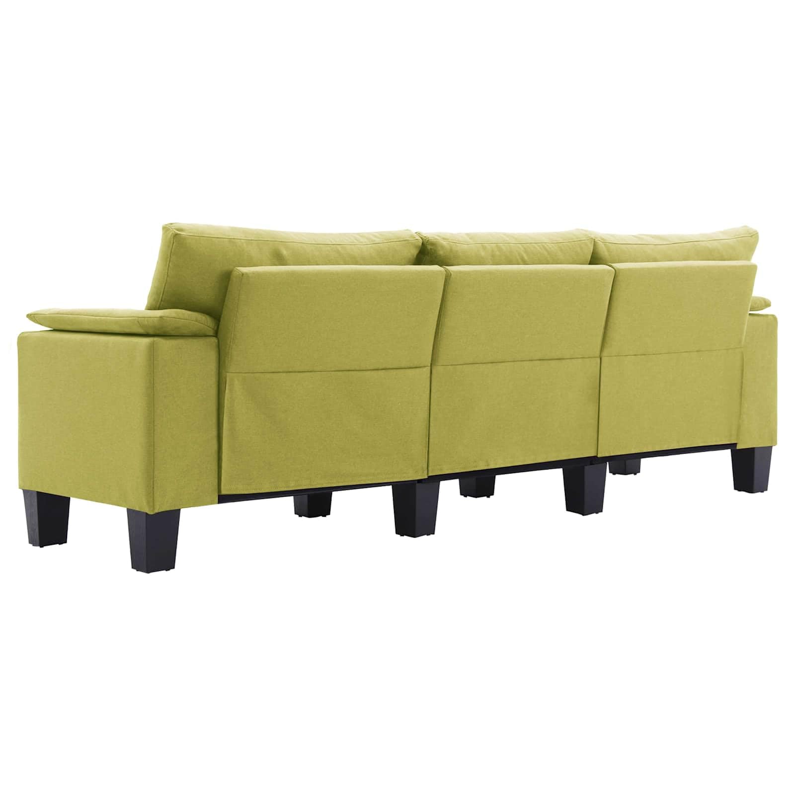Sofa zielona tkanina nowoczesna