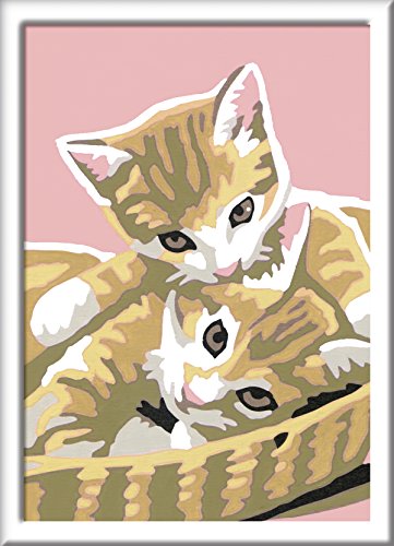 Ravensburger CreArt 29686 - Katzenbabys - Malen nach Zahlen Katze für Kinder ab 9 Jahre – Bild 2