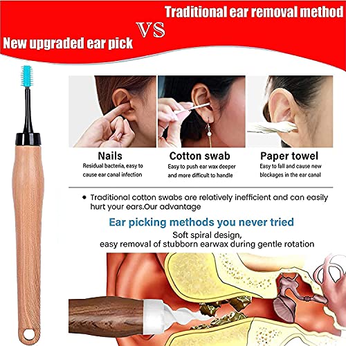 Oorsmeerverwijderaar, Q Grips Oorsmeerreinigers, Q Twist Oorreiniger, Zachte en Comfortabele Oorsmeerverwijderaar met… - Image 4
