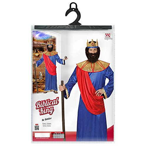 WIDMANN MILANO Costume Da Re Biblico Per Bambino – Mantello E Corona, Taglia 140 Cm (8-10 Anni) Per Recite E Carnevale
