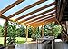 Terrassendach Terrassenüberdachung Carport Komplettset ECO Polycarbonat 16mm klar 3500mmx5110mm (TxB)
