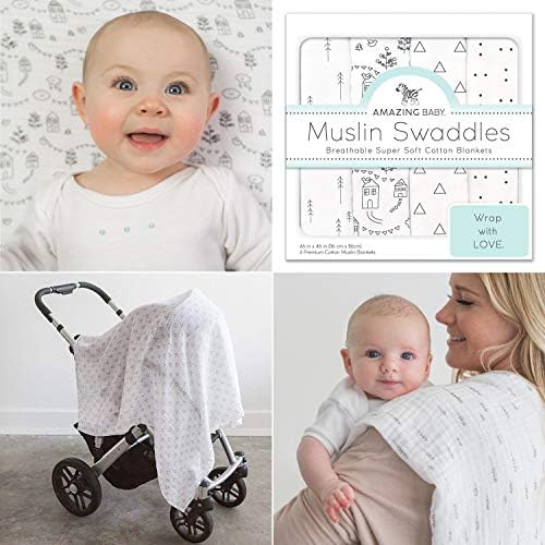 black muslin swaddle