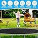 Tudomro 2 Pcs Replacement Jumping Mat Fits 14ft Round Frame, with 80 Rings for Choose, Fits 6.5 Inch Springs Length, Trampoline Mat Replacement with Pull Hooks and Gloves (Spring Not Included)