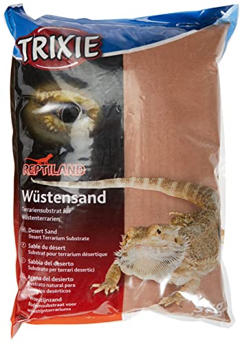 TRIXIE Arena desértica para Terrarios, 5 kg, Roja, Reptiles