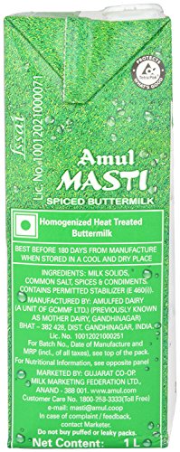 Image of Amul Butter Milk Spiced Tetra Pack, 1 Litre