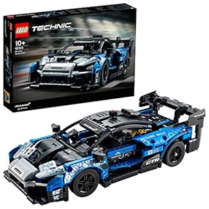 LEGO 42123 Technic McLaren Senna GTR, Modellbausatz, Spielzeugauto, Rennauto, Rennwagen-Bauset, Modellauto für Kinder ab…