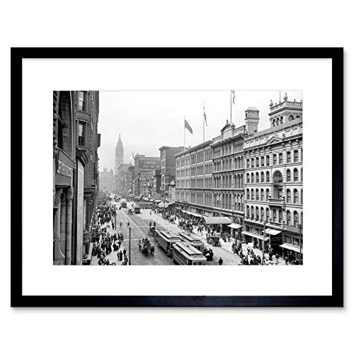 Market Street from Eighth Philadelphia PA Art Print B12X361