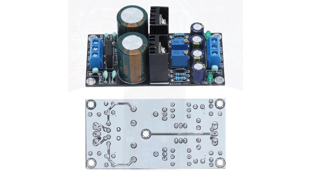 LM317 LM337 Spannungsregler-Modul – Einstellbare PCB-Leistungsplatine Für AC10-24V Eingang, Ideal Für Schaltungsschutz Und DIY-Projekte