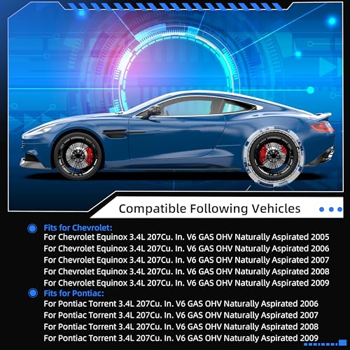 Image of Engine Head Gasket Set, HS9071PT-3 Fits for Chevy Equinox 2005-2009, for Pontiac Torrent 2006-2009, 3.4L 207Cu. in. V6 Gas OHV Naturally Aspirated, Full Head Gasket kit