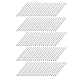 sourcing map 100 Stücke Rundstahl 2 mm x 40 mm Metallstangen Welle Solid Stehlen Achsen Silber Ton
