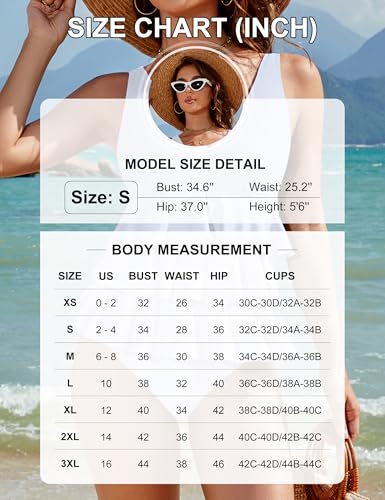 Image of Blooming Jelly Womens One Piece Swimsuit Ruffle Tummy Control Modest Bathing Suit Full Coverage Retro Swim Dress Swimwear
