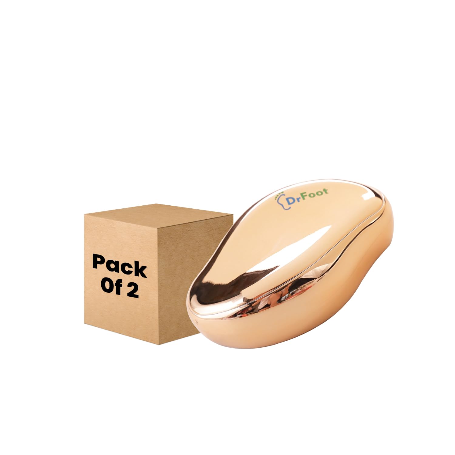 Dr Foot Glass File Callus Remover | For Feet, Dead Skin, Callus Remover | NANO GLASS CRYSTAL Removes Hard Skin, Leaves Feet Filer Smooth | Foot Scraper Rasp LATEST INNOVATION - ROSE GOLD (Pack of 2)-image-27