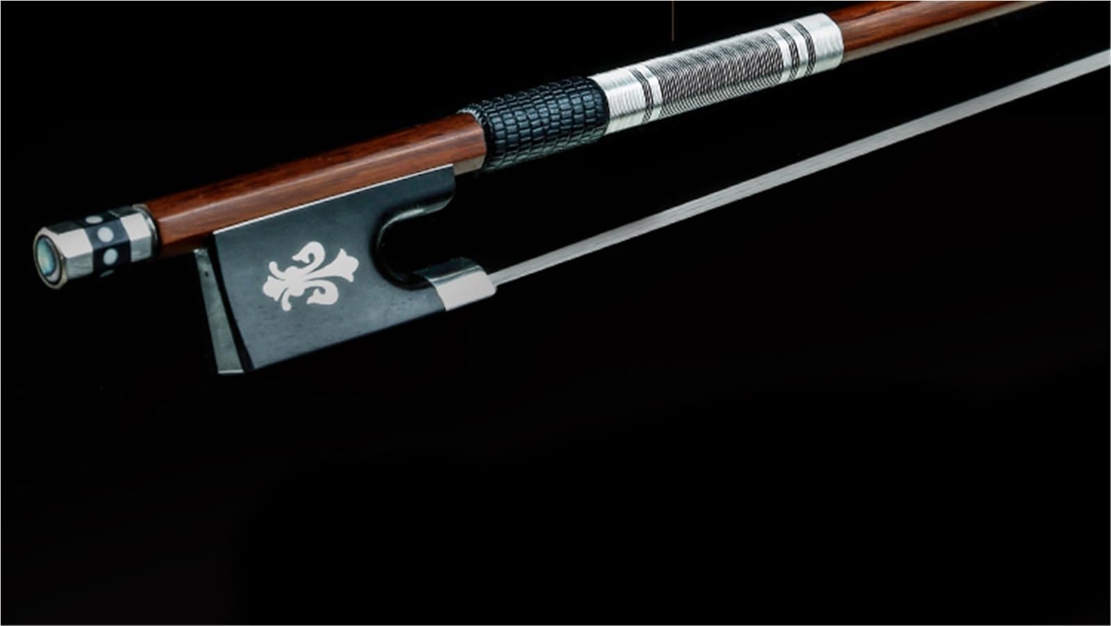 Arco Per Pratica Del Violino Arco per violino fatto a mano Accessori per strumenti musicali a coda di cavallo naturale Arco per violino speciale per principianti(3/4)