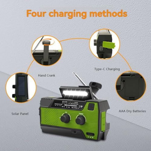 Radio d'urgence NOAA portable contre les pannes de courant au camping