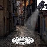 100W LED Logo GOBO Projector Including Free Custom GOBO to Projector Image for Warning Sign Hotel Car Wash Company Store Outdoor Use