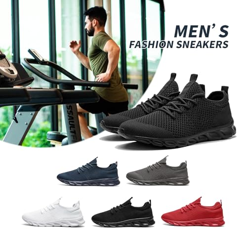 Tvtaop Mens Tennis Shoes Athletic Running Shoes Lightweight Sneakers Non Slip Walking Gym Shoes3