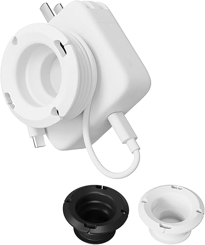 Organizador plegable de silicona para cargador y adaptador compatible con MacBook y PC, soporte de administrador con cable, enrollador, organizador