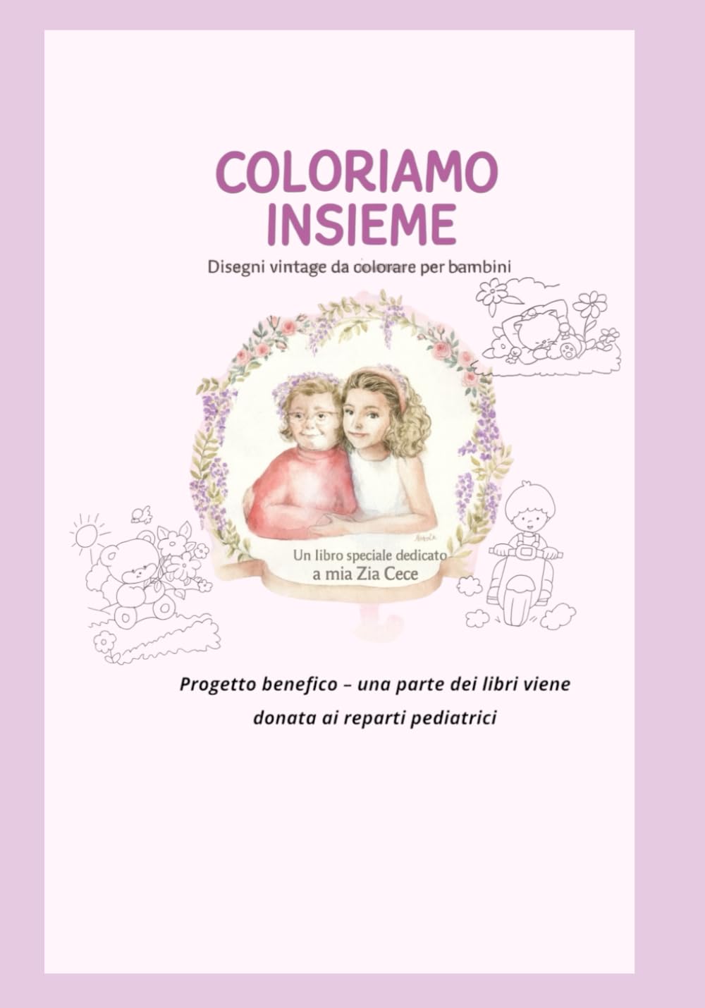 LIBRO DA COLORARE: Disegni vintage da colorare per bambini