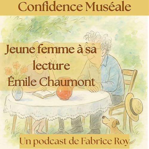 Jeune femme à sa lecture. Émile Chaumont