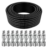 50Ft 3/8 Hydraulic Hose with 10Pcs 3/8