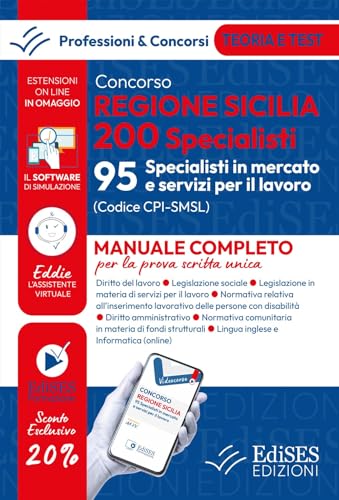 Concorso regione Sicilia 200 specialisti 95 mercato...